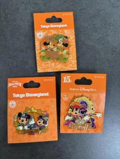 ディズニー　ピンバッジ ハロウィン　2016 2014 ミッキー ミニー