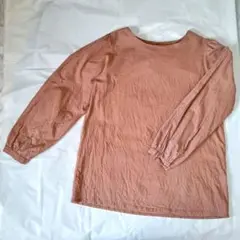 長袖シンプルシャツ トップス