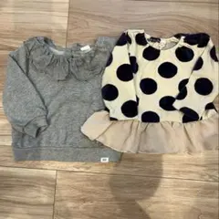 サイズ80 kids zoo ／GAP トップス　2点セット