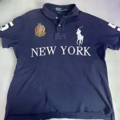 希少S Polo Ralph Lauren ポロシャツNEW YORK 短丈 - メルカリ