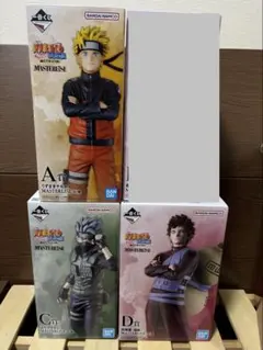 NARUTO】一番くじ フィギュア A・B・C・D賞 4種セット おまけI賞