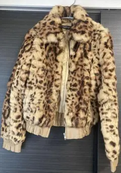 レオパード柄　ファーコート　LITTLE NEW YORK COLLECTION