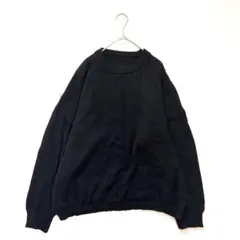 【SHEIN】 シーイン　オーバーサイズ ブラックニット セーター　XL