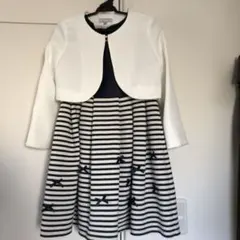 anyFan フォーマルワンピース4点セット 入学式　120