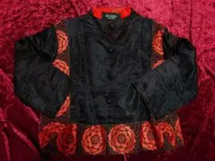 期間限定値下げ！着物リメイクジャケット　1点物　レア　派手　個性的