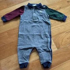 Ralph Lauren ２回のみ着用　ポロシャツスタイルロンパース 6M