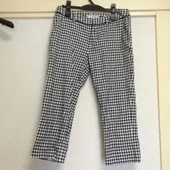 ロペピクニック/ギンガムチェックサブリナパンツ/