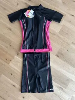 新品　FILA スポーツ用水着 ブラック/ピンク