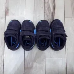 PUMA スピードキャット　ブルー　ブラウン　13cm