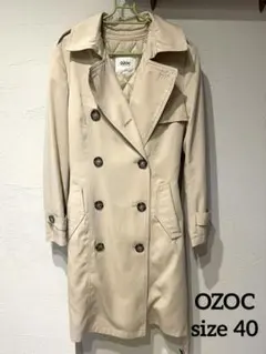 OZOC トレンチコート　サイズ40 ベージュ