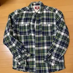 コンバース　ネルシャツ グリーン チェック　Lサイズ