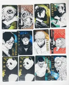 呪術廻戦　クリアカード　脹相　虎杖　釘崎　パンダ　夜蛾　レジィ　伊地知　漏瑚