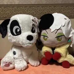 うるりぃみぃ　ぬいぐるみ　クルエラ パッチ　ラウンドワン限定