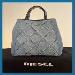 【美品】DIESEL ディーゼル　トートバッグ　ハンドバッグ　2way デニム