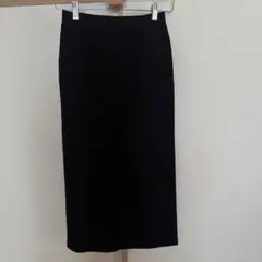 ユニクロ　ドライスウェットナローマキシスカート　BLACK Ｓサイズ