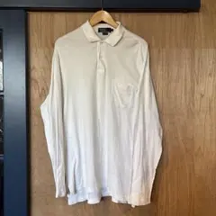 Polo by Ralph Lauren 長袖ポロシャツ L ホワイト