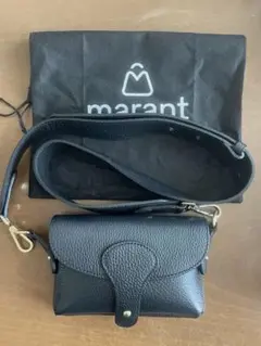 極美品marantマラント本革レザー☆ショルダーバッグ☆ベージュ wrap shoulder bag | Marient