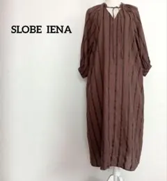 SLOBE IENA スローブイエナ ボリュームスリーブリネンワンピース 38