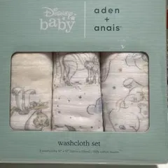 aden + anais ディズニー 洗顔タオルセット
