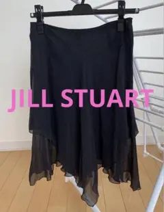 JILL STUART ブラック シフォンスカートのサムネイル