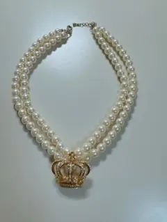 Jesus Diamante ジーザスディアマンテ パール王冠ネックレスのサムネイル