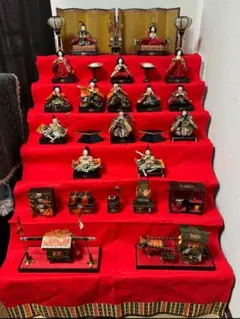 豪華な雛人形セット 15体 インテリア 飾り