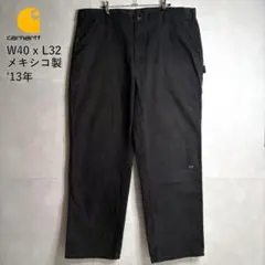 Carhartt カーハート B11 ダック ペインターパンツ 黒 W40 極太
