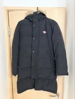 DANTON フード付きダウンジャケット 38 ブラック