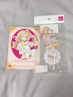 香澄真昼×シュガーバニーズ アクスタ ポストカード アイカツスターズ サンリオ