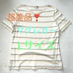 最終値下げ‼️マグレガーMcGREGOR ストライプ Tシャツ Lサイズ