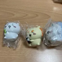 ちいかわ ソフビパペットマスコット 2 ちいかわ、シーサー、モモンガの3個セット