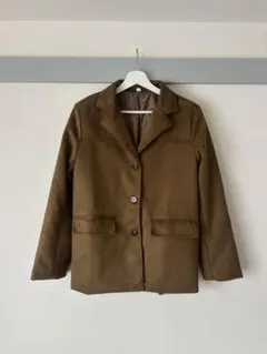 ブラウン スウェードジャケット JP-L(S)
