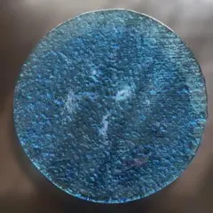 青色のガラス皿