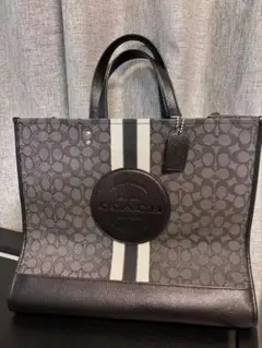 Coach ハンドバッグ グレー ブラック