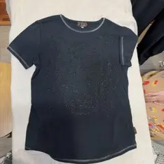 EVEX by KRIZIA エヴェックス バイ 半袖Tシャツ　ブラック　40のサムネイル