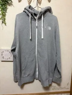 THE NORTH FACE ジップアップパーカー グレー