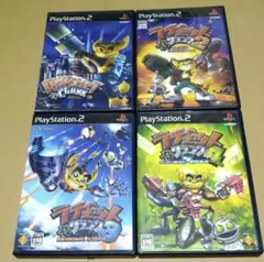 ラチェット&クランク PS2ソフト 4点まとめ売り