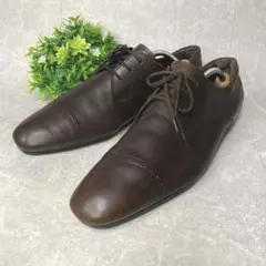 希少✨ TOD’S トッズ メンズ本革レザーシューズ 茶 7.5 伊製のサムネイル