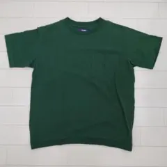 ノースフェイス パープルレーベル ハイバルキーポケットT M 緑