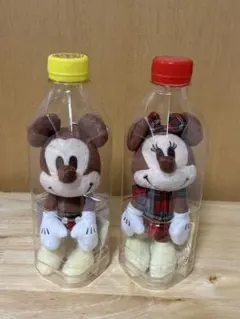 KIRIN キリン　ミッキー ミニー ボトル入りぬいぐるみ 2体セット　未開封品