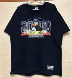 ヤクルトスワローズ　つば九郎 2000試合出場記念Tシャツのサムネイル