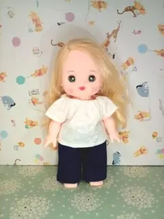 62.メルちゃん　ソランちゃん　服　ジーンズとブラウスのセット