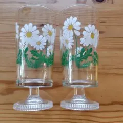 アデリア　昭和レトロ　グラス2客