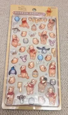 《正規品》ボンボンドロップシール　くまのプーさん