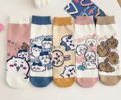 【新品】ちいかわ　ソックス　5足セット　大人用　丈長い