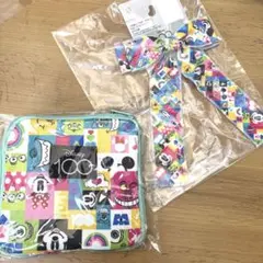 Disney100 ポシェット ヘアゴム リボン セット 新品