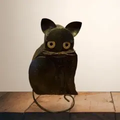 猫型 アイアン テーブルランプ 間接照明