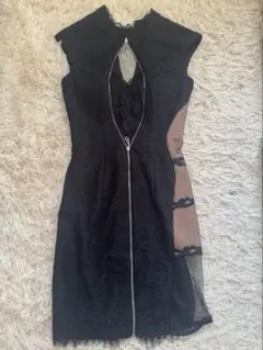 ROBE de FLEURS Glossy キャバドレス アシメントリー