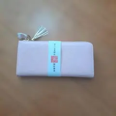 長財布 ピンク タッセル付きのサムネイル