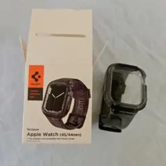 Apple Watch バンド 45mm | 44mm 一体型 ケース カバー